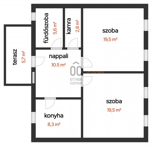 Eladó családi ház, Tiszavárkonyban 12.9 M Ft, 2 szobás