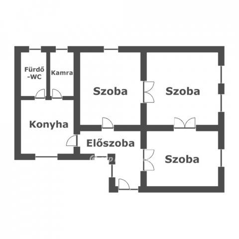 Eladó családi ház, Pétervásárán 9 M Ft, 2+1 szobás