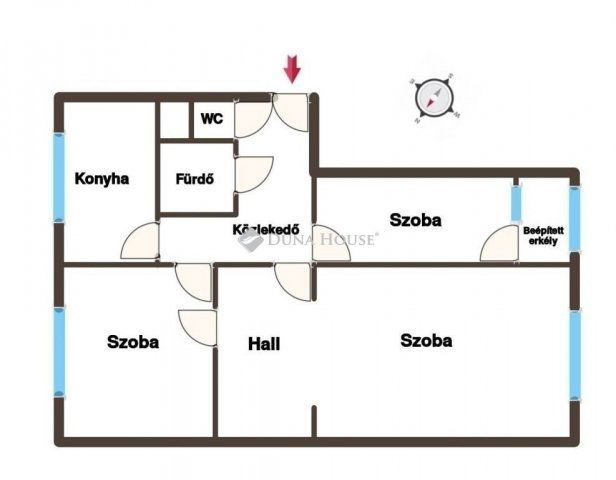 Eladó panellakás, Székesfehérvárott 59.9 M Ft, 3 szobás