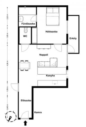 Kiadó téglalakás, albérlet, Budapesten, VII. kerületben