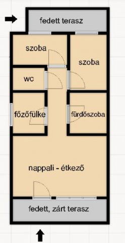 Eladó nyaraló, Balatonvilágoson 85 M Ft, 1+2 szobás