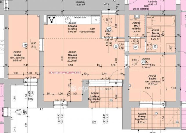 Eladó téglalakás, Szegeden 74.637 M Ft, 3 szobás