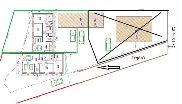 Eladó ikerház, Százhalombattán 105.99 M Ft, 3 szobás