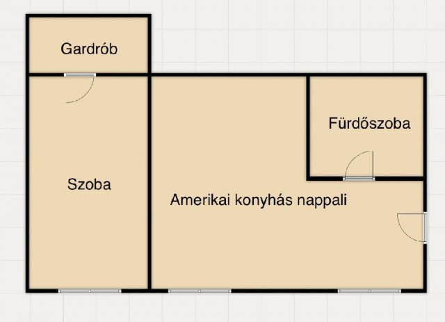 Eladó téglalakás, Budapesten, VII. kerületben 39.9 M Ft