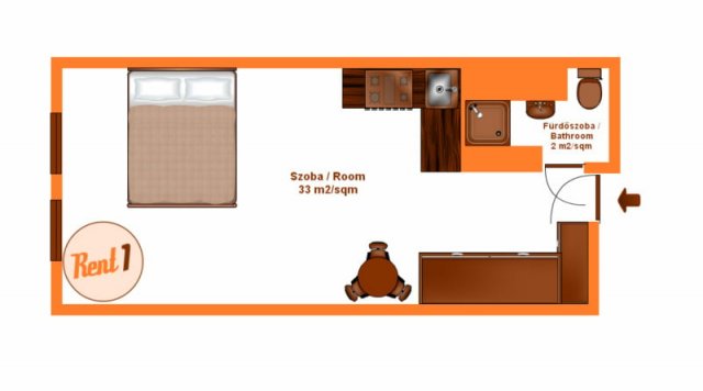 Kiadó téglalakás, albérlet, VI. kerületben, Király utcában