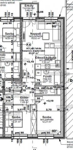 Eladó téglalakás, Budapesten, IV. kerületben 98.9 M Ft, 3 szobás