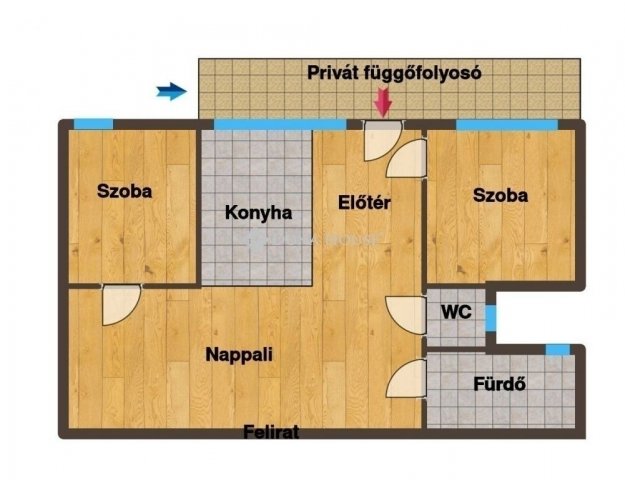 Eladó téglalakás, Budapesten, VII. kerületben 74.9 M Ft