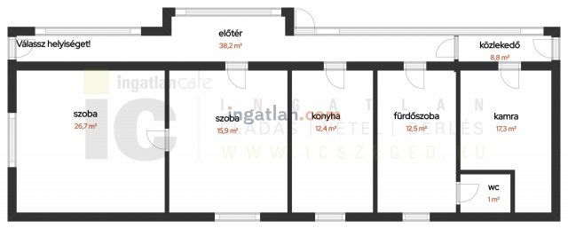 Eladó családi ház, Hódmezővásárhelyen 39.5 M Ft, 2 szobás