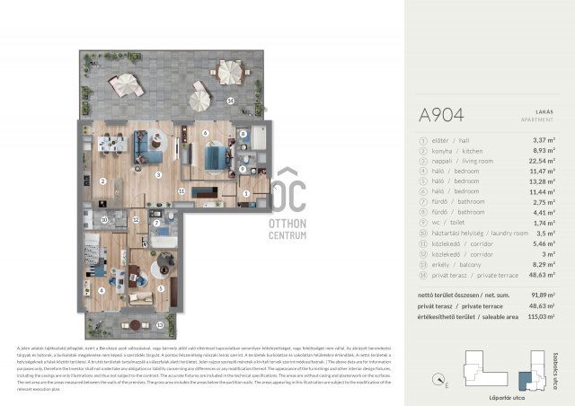 Eladó téglalakás, Budapesten, XIII. kerületben 193.49 M Ft