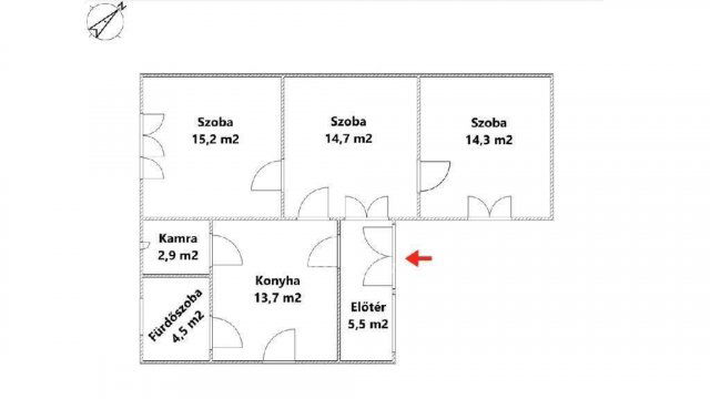 Eladó családi ház, Egerben 25 M Ft, 3 szobás