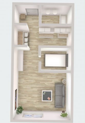 Eladó téglalakás, Szombathelyen 44.8 M Ft, 1 szobás