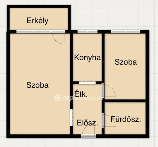 Eladó panellakás, Miskolcon 24.99 M Ft, 1+1 szobás