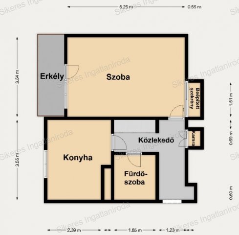Kiadó téglalakás, albérlet, Tatabányán 140 E Ft / hó