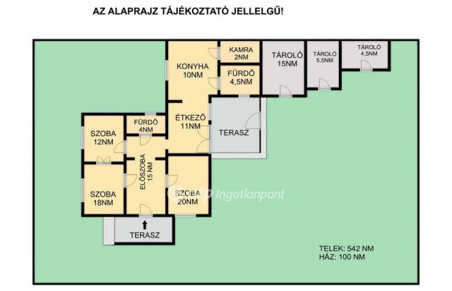 Eladó családi ház, Budapesten, XVII. kerületben 68.9 M Ft