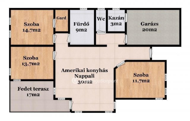 Eladó családi ház, Mikepércsen 97 M Ft, 3 szobás