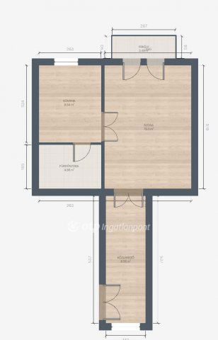 Eladó téglalakás, Budapesten, VII. kerületben 66 M Ft, 1 szobás