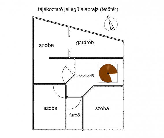 Eladó téglalakás, Zalaegerszegen 55.5 M Ft, 1+3 szobás