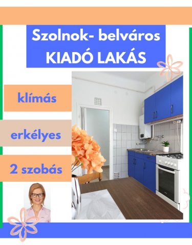 Kiadó téglalakás, albérlet, Szolnokon 130 E Ft / hó, 2 szobás