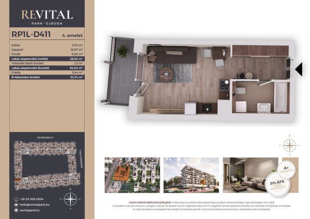 Eladó téglalakás, Budapesten, XI. kerületben, Fehérvári úton