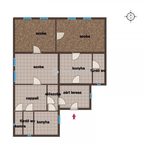 Eladó családi ház, Mágocson 18 M Ft, 1 szobás