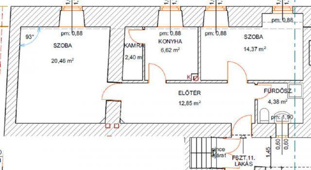 Eladó téglalakás, Szécsényen 18.9 M Ft, 2 szobás