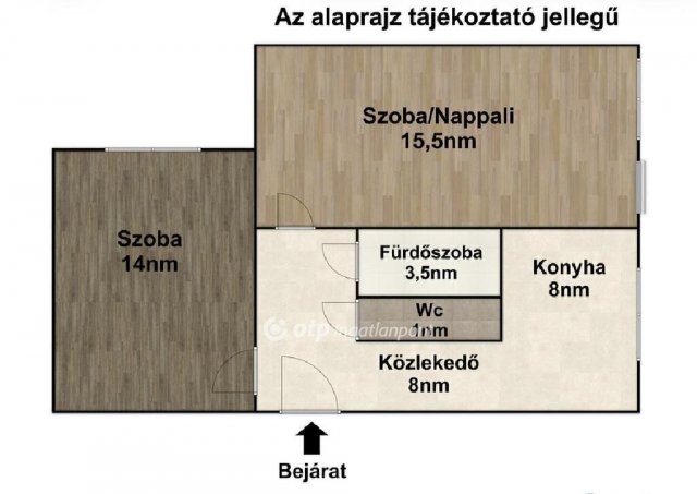 Eladó panellakás, Győrött 46.49 M Ft, 2 szobás