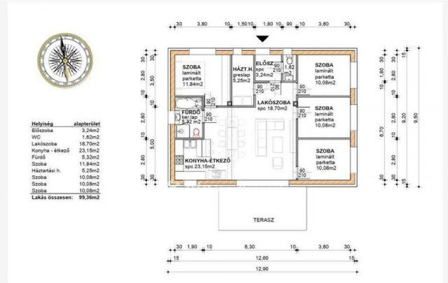 Eladó családi ház, Makádon 78.9 M Ft, 5 szobás