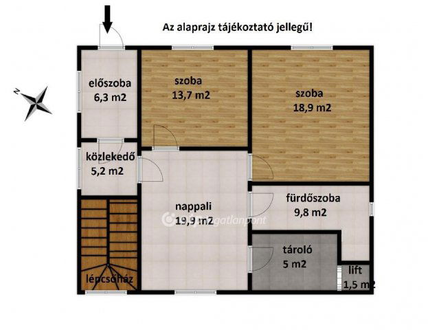 Eladó családi ház, Városlődön 48.5 M Ft, 4 szobás