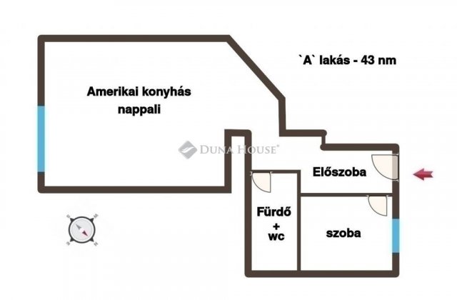 Eladó téglalakás, Budapesten, IX. kerületben 79 M Ft, 2 szobás