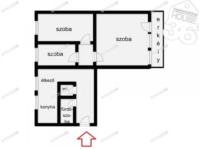 Eladó téglalakás, Kecskeméten 47.99 M Ft, 3 szobás