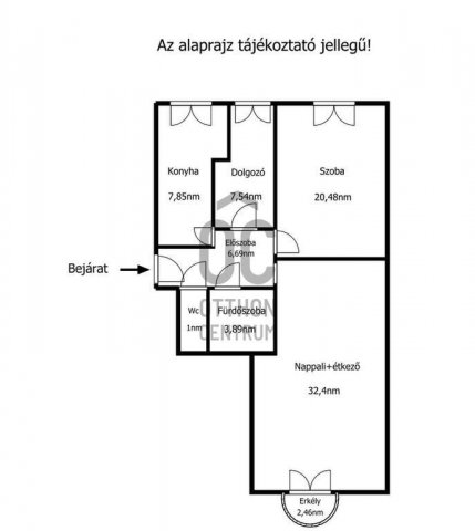 Eladó téglalakás, Budapesten, II. kerületben 144.4 M Ft