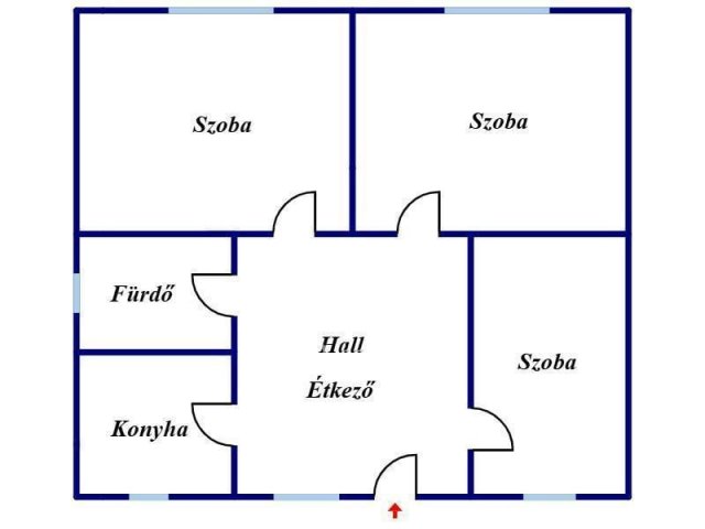 Eladó családi ház, Miskolcon 38 M Ft, 3 szobás