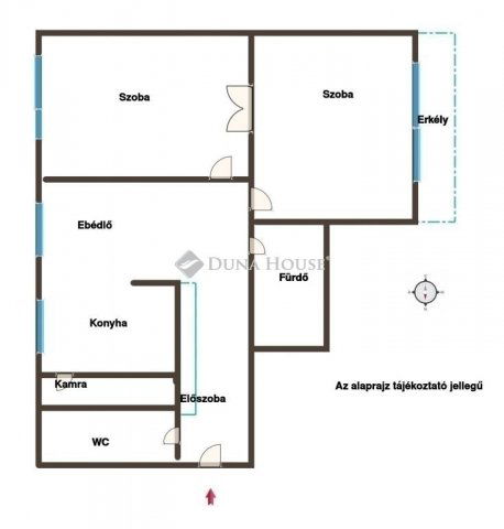 Eladó téglalakás, Kecskeméten 75 M Ft, 2 szobás