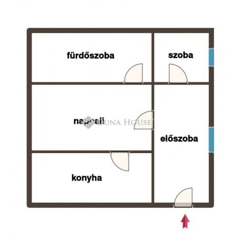 Eladó téglalakás, Budapesten, IV. kerületben 65.6 M Ft, 1 szobás