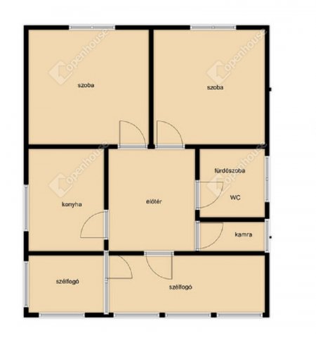 Eladó családi ház, Debrecenben 79.9 M Ft, 2 szobás