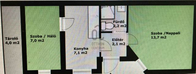 Eladó téglalakás, Budapesten, XIX. kerületben 42.9 M Ft