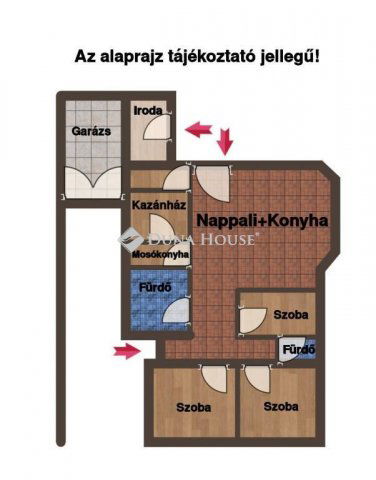 Eladó családi ház, Győrladaméren 135.7 M Ft, 4 szobás