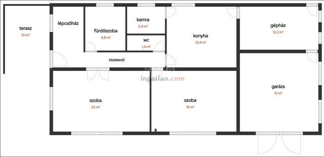 Eladó családi ház, Érden 94.99 M Ft, 4 szobás