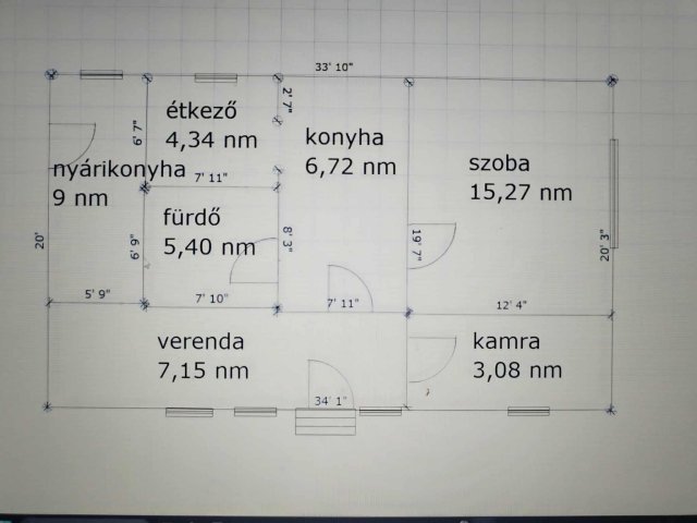 Eladó családi ház, Szarvasgedén 8.9 M Ft, 1 szobás