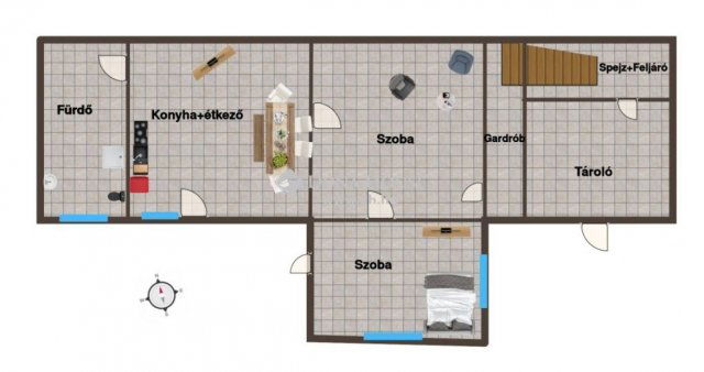 Eladó családi ház, Ráckevén 42.9 M Ft, 4 szobás