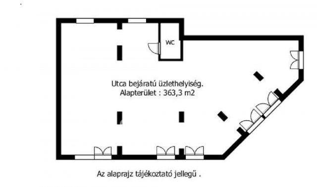 Kiadó üzlethelyiség, Budapesten, XIV. kerületben 2677 E Ft / hó