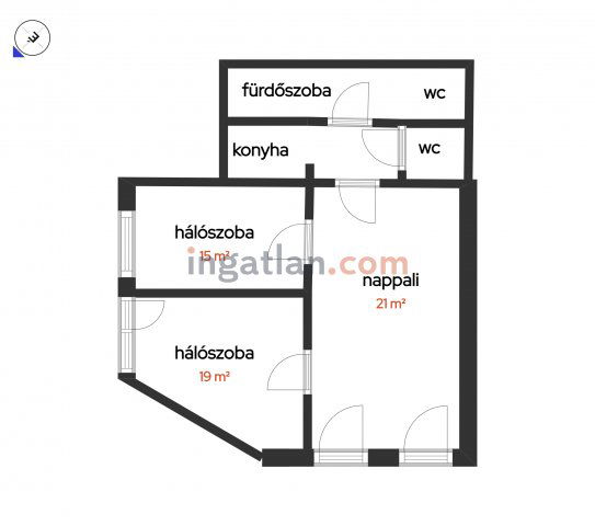 Kiadó iroda, Budapesten, V. kerületben, Szalay utcában, 1 szobás