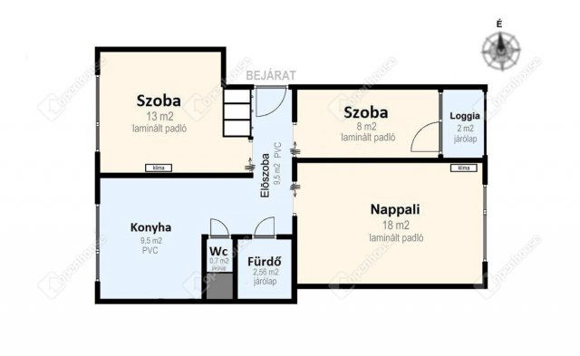 Eladó panellakás, Miskolcon 36.9 M Ft, 3 szobás