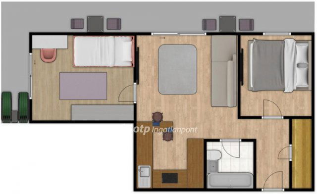 Eladó téglalakás, Debrecenben 93 M Ft, 2+1 szobás