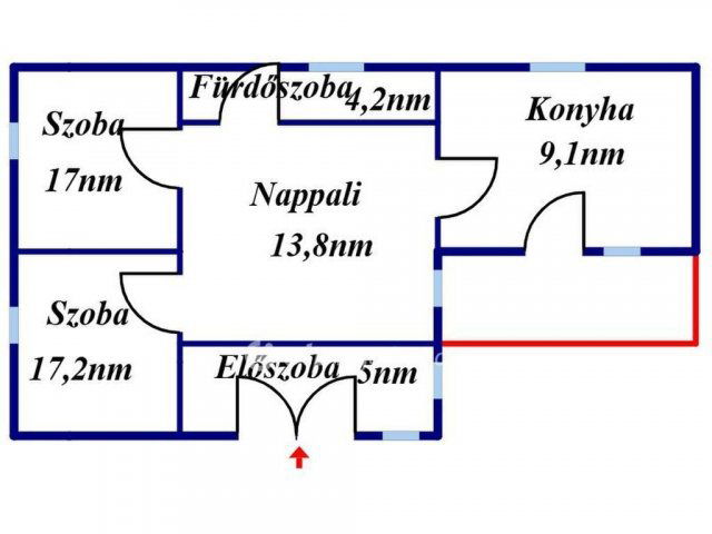 Eladó családi ház, Tápiószecsőn 43.5 M Ft, 2 szobás