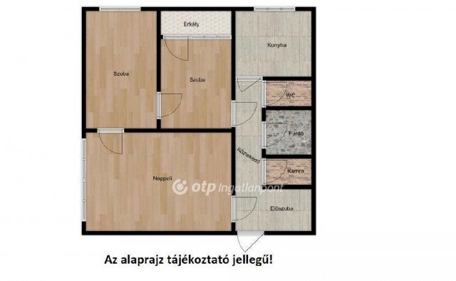 Eladó panellakás, Nyíregyházán 49.9 M Ft, 3 szobás