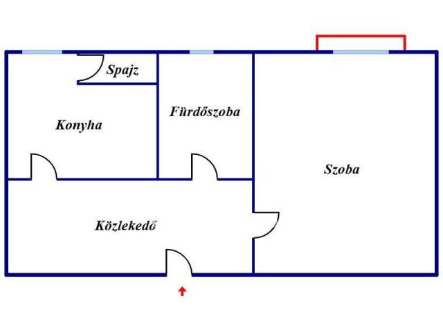 Eladó téglalakás, Miskolcon 25.2 M Ft, 1 szobás