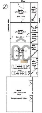 Eladó családi ház, Csanádpalotán 14.9 M Ft, 2 szobás