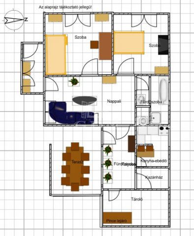 Eladó családi ház, Csávolyon 21.5 M Ft, 2 szobás