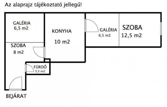 Eladó téglalakás, Budapesten, VIII. kerületben 48 M Ft
